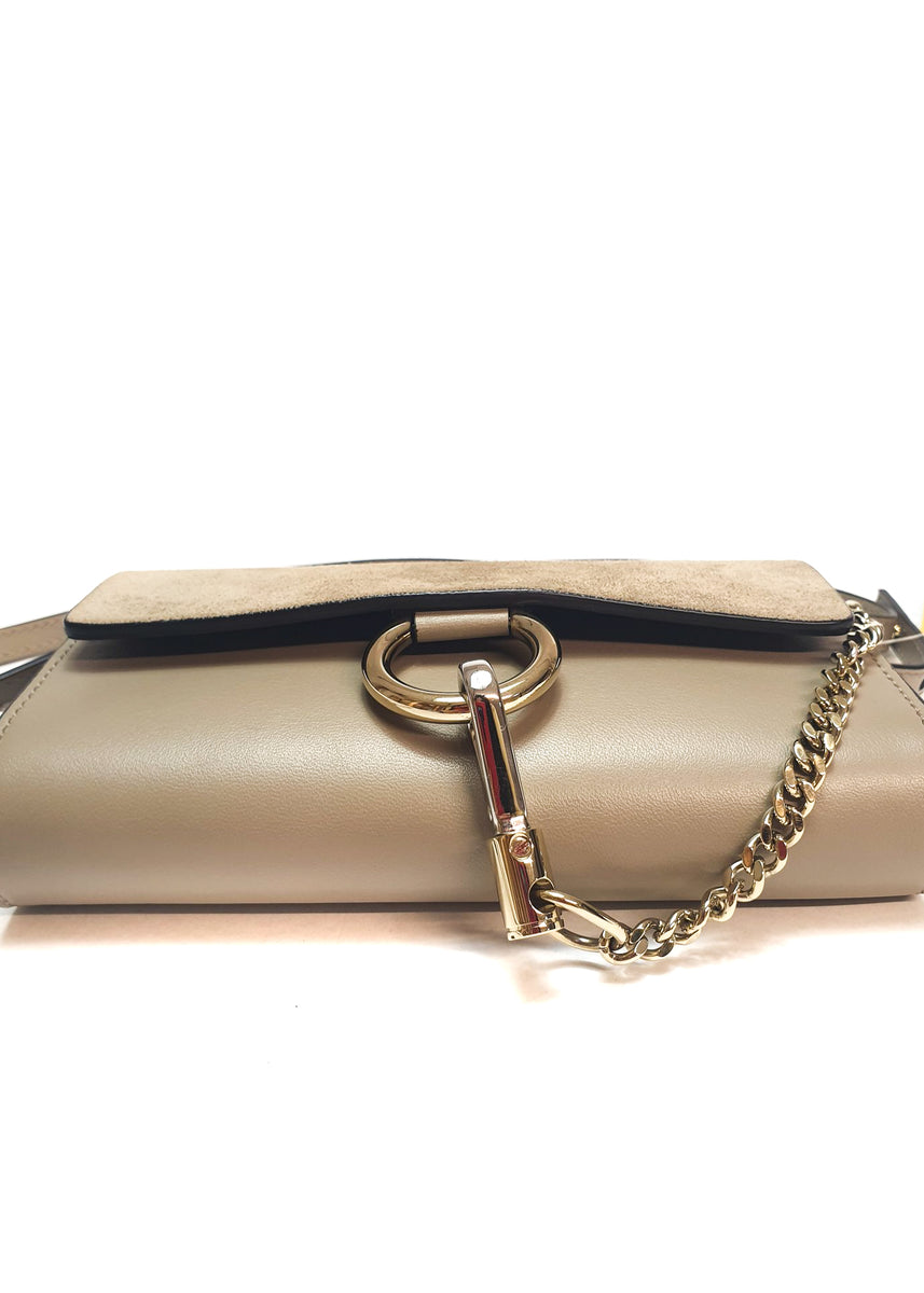 Chloé Faye Wallet On Strap - Brown Mini Bags, Handbags - CHL52820