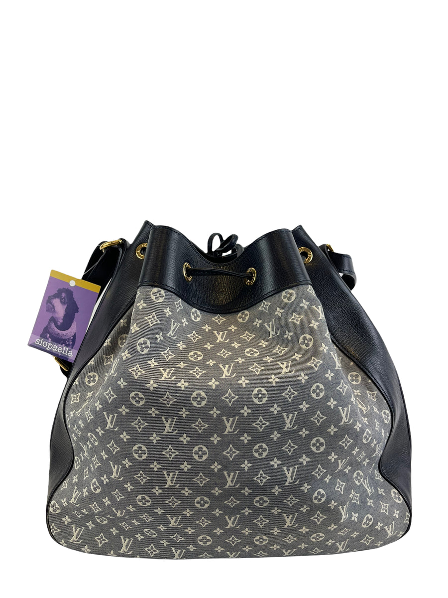 LOUIS VUITTON Noe Encre Monogram Idylle Canvas Shoulder Bag-US