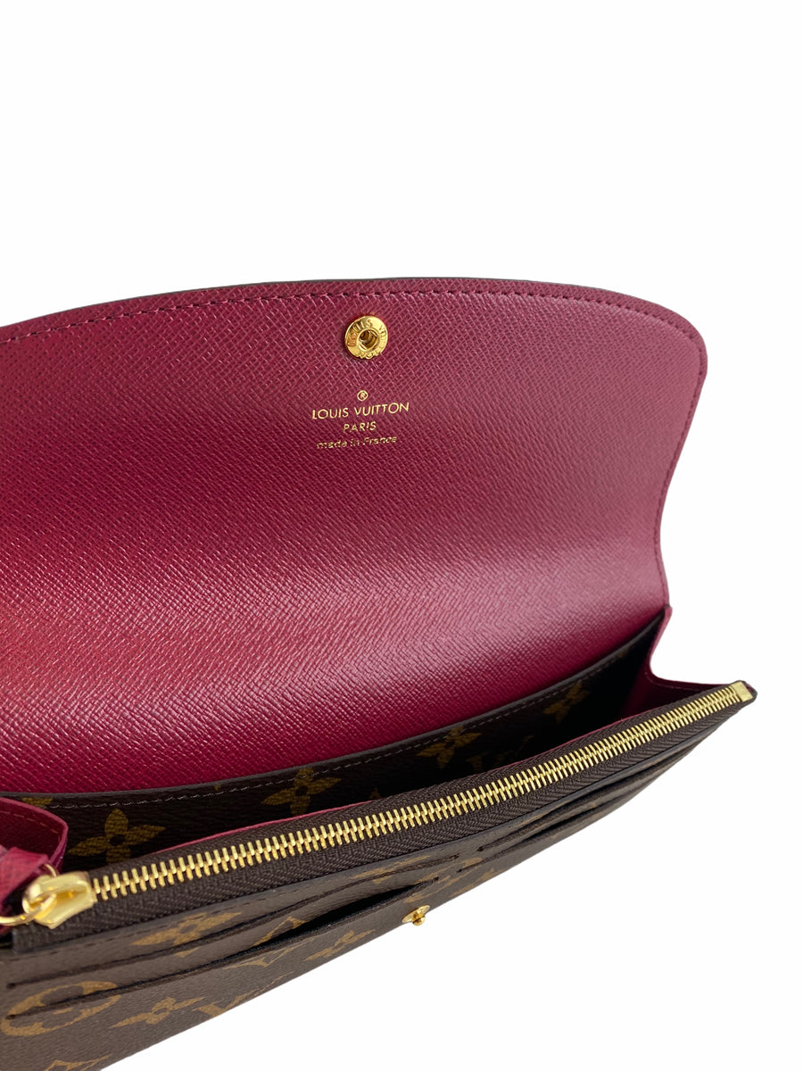 Louis Vuitton Emilie Wallet Monogram Plum - NOBLEMARS