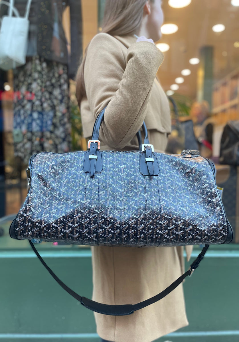 Goyard Travel Bag Croisiere 45 Blue