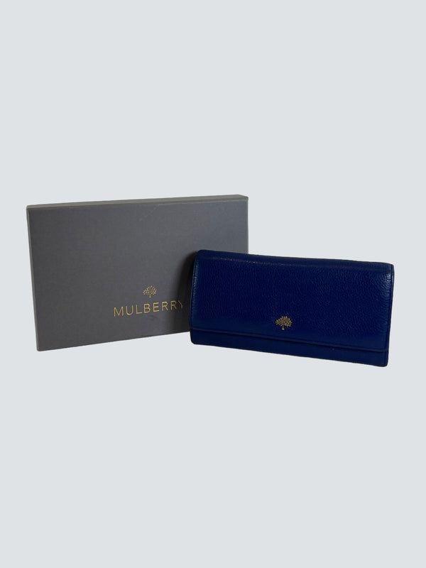 Mulberry Blue Wallet