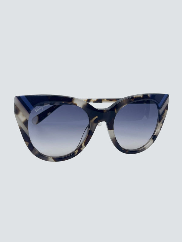 Salvatore Ferragamo Tortoise Shell Sunglasses