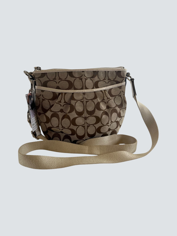 Coach Monogram Canvas Messenger