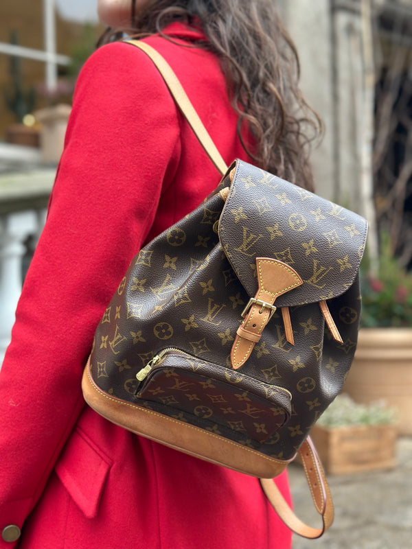 Louis Vuitton Monogram Canvas "Montsouris" Backpack