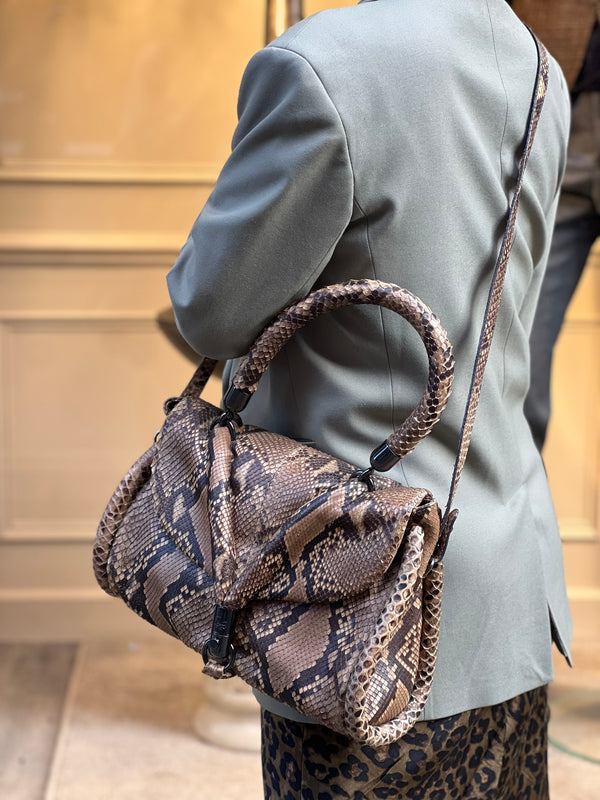 Christian Louboutin Python Shoulder Bag