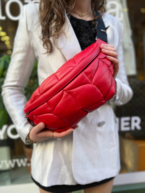 Mulberry Red Leather "Softie" Belt Bag