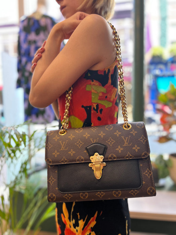 Louis Vuitton Monogram Canvas & Leather Vavin Shoulder Bag