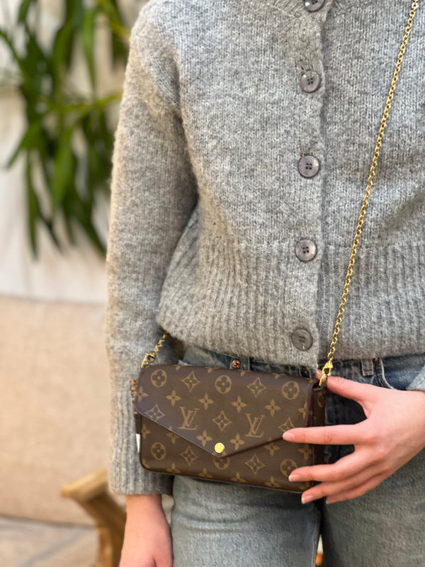 Louis Vuitton Monogram Canvas Pochette Félicie Crossbody