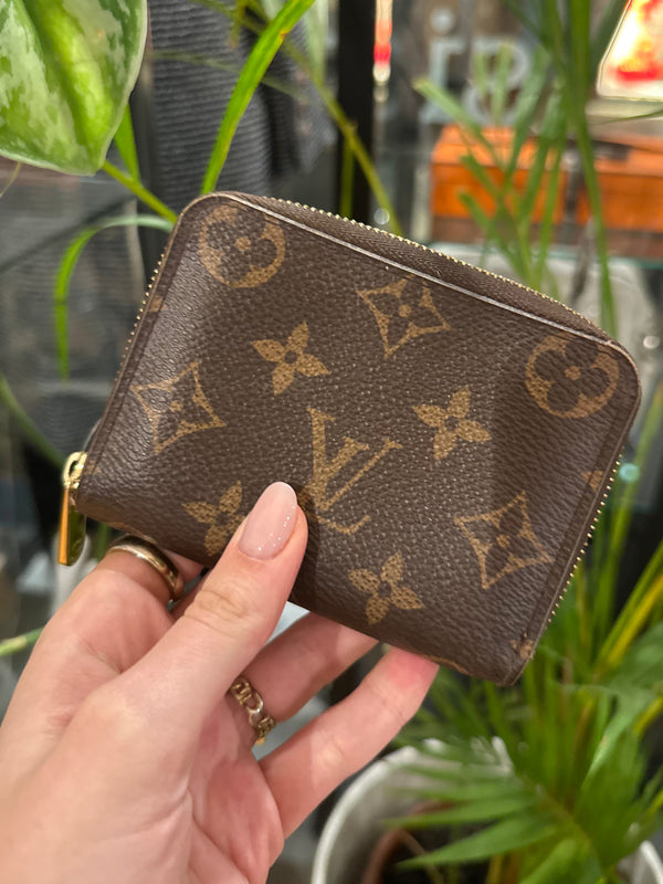 Louis Vuitton Monogram Canvas Zip Wallet