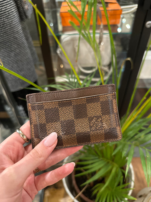 Louis Vuitton Damier Ebene Canvas Cardholder