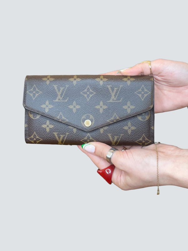 Louis Vuitton Monogram Canvas Sarah Wallet