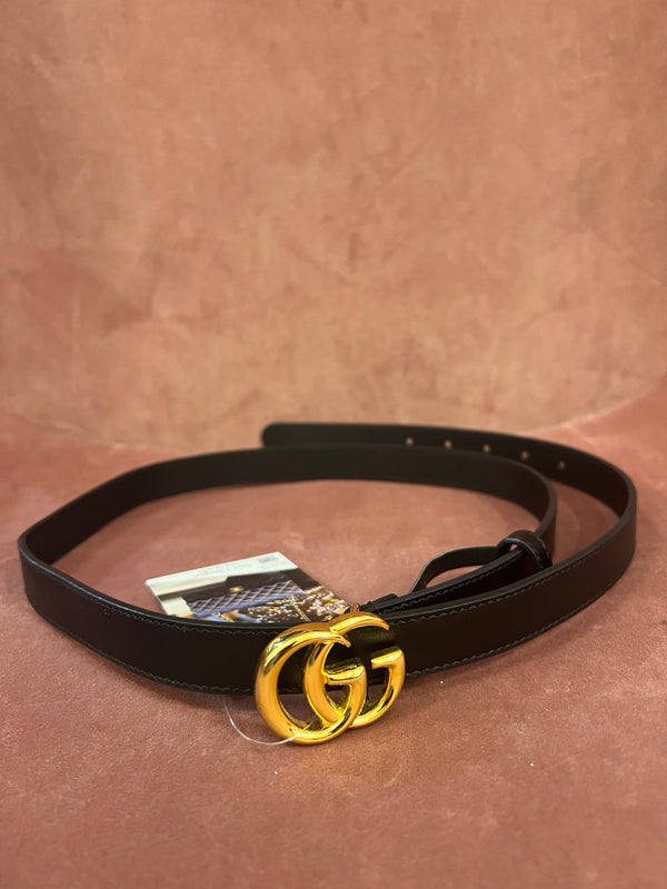 Gucci Black Belt