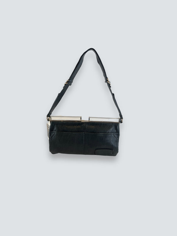 Chloe Vintage Black Leather Shoulder Bag