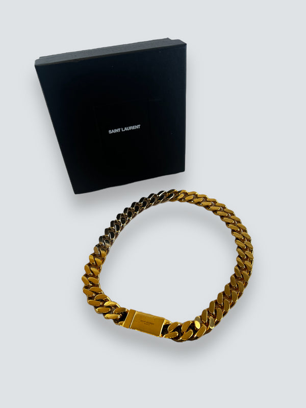 Ysl Two Tone Chain Necklace