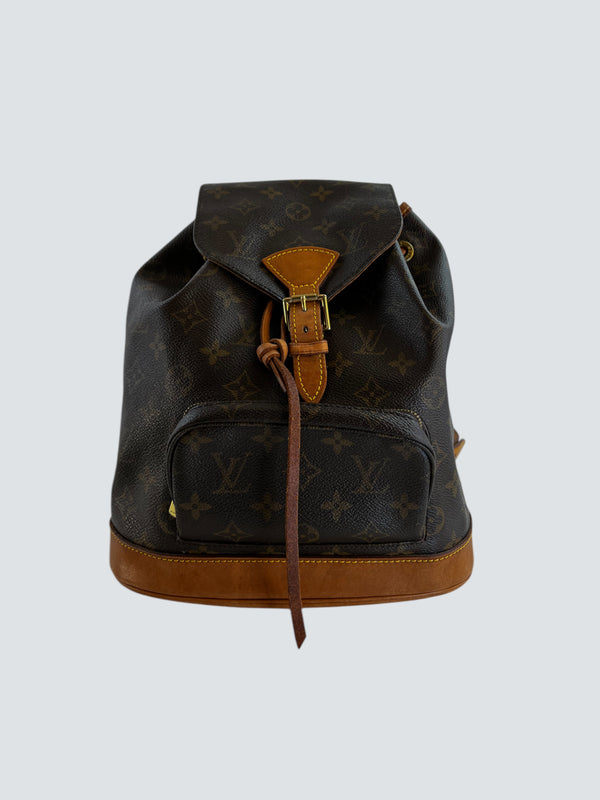 Louis Vuitton Monogram Canvas & Leather "Montsoris" Backpack