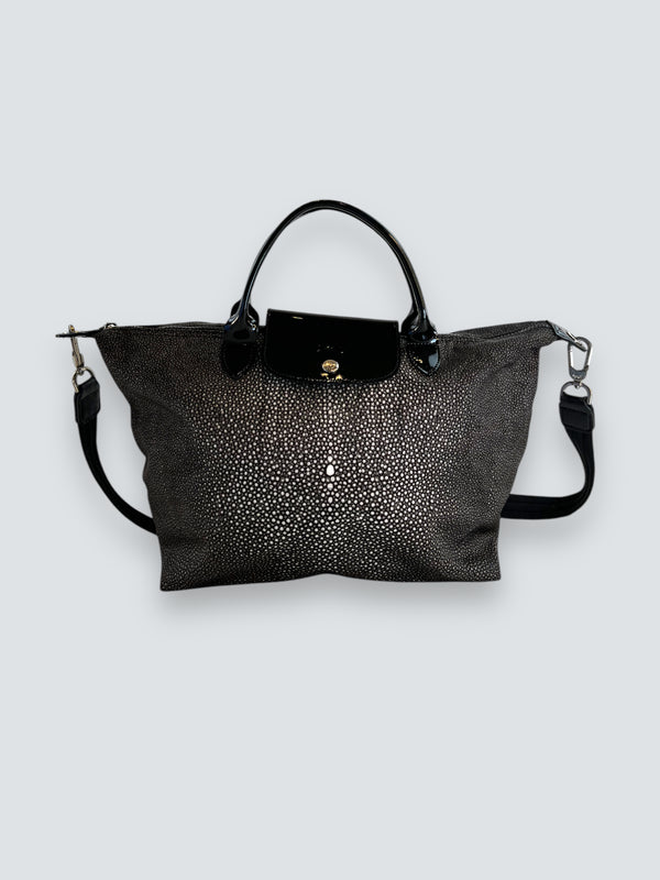 Longchamp Speckled Nylon "Le Pliage" Tote