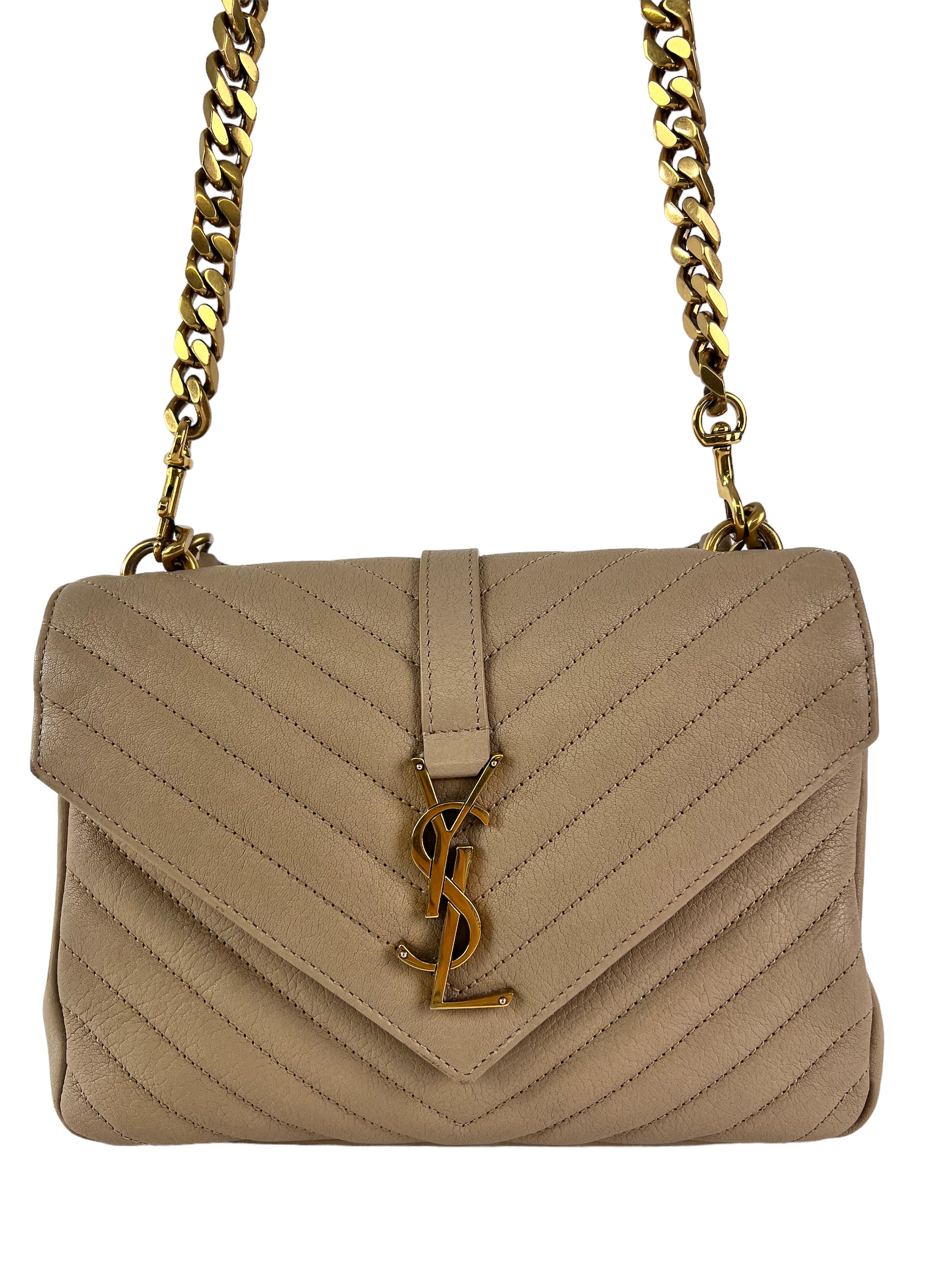 Ysl nude shoulder bag sale