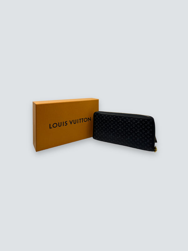 Louis Vuitton Black Monogram Leather Wallet