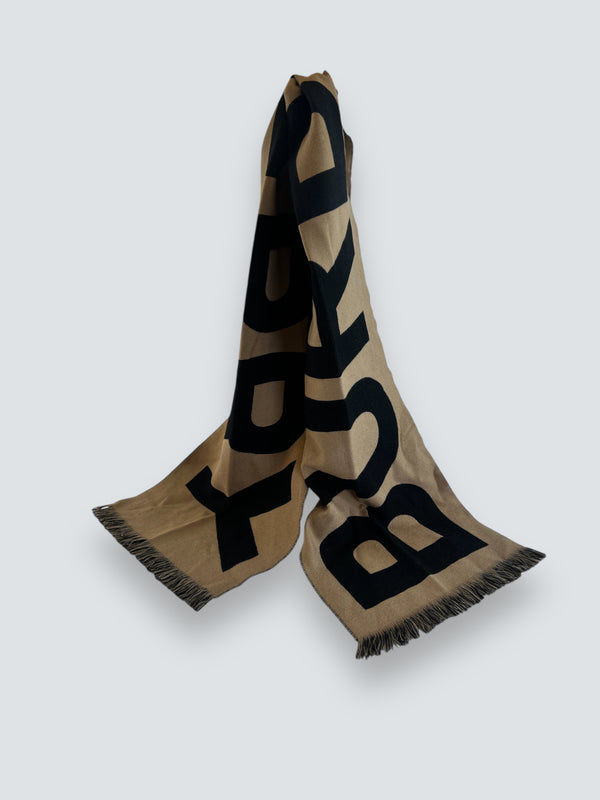 Burberry Logo Wool Scarf