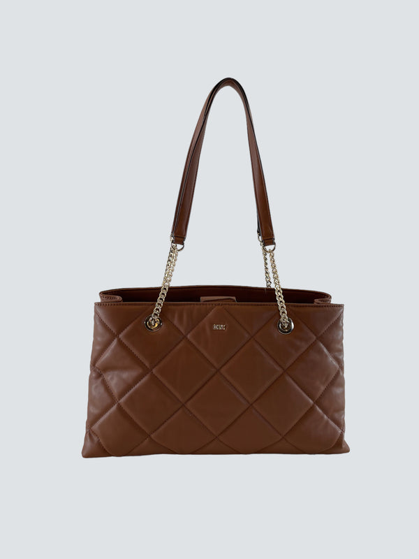 DKNY Tan Leather Tote