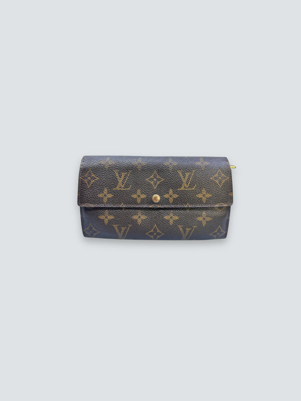 Louis Vuitton Monogram Canvas "Sarah" Wallet