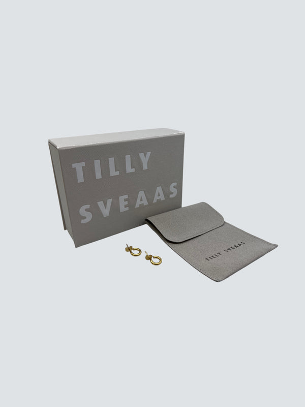 Tilly Sveaas Gold Plated Huggie Earrings