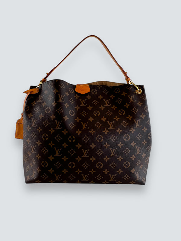 Louis Vuitton Monogram Canvas "Graceful" Hobo