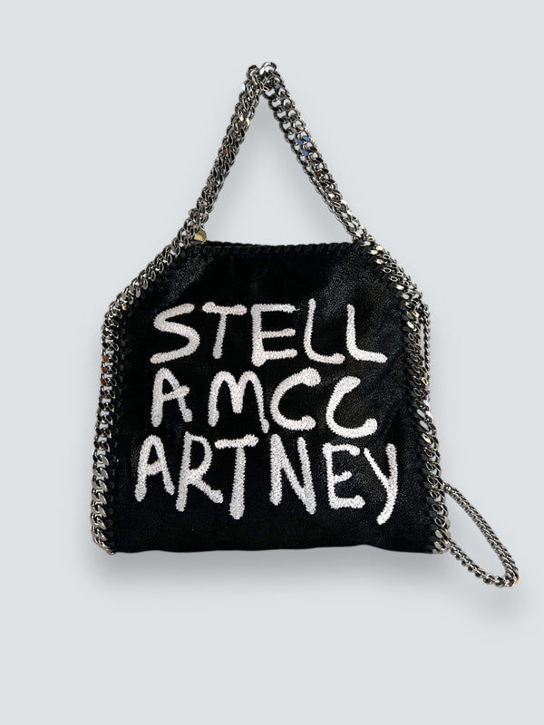 Stella McCartney X Ed Curtis Black FAUX lEATHER Falabella Handbag