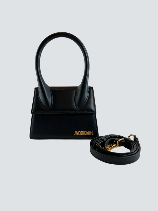 Jacquemus Black Leather Le Chiquita Crossbody