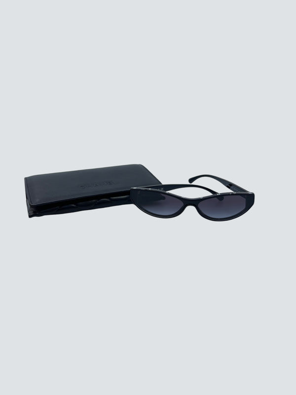 Chanel Black Cat Eye Sunglasses