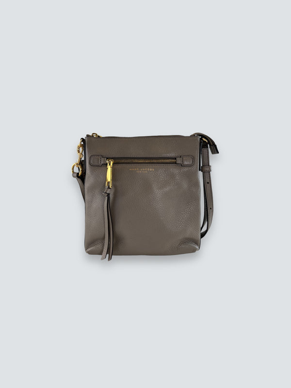 Marc Jacobs Taupe Leather Crossbody