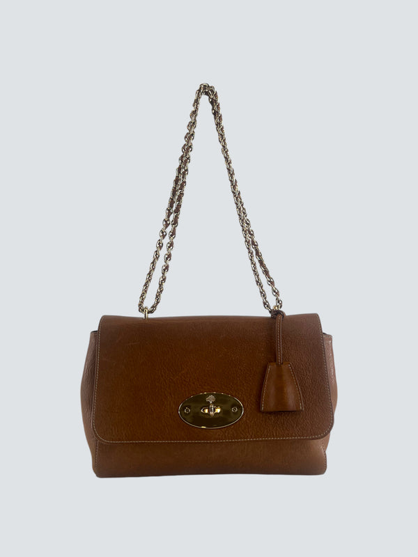 Mulberry Brown Leather Medium "Lily"