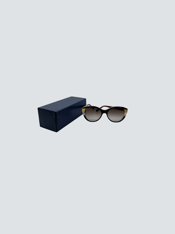 Louis Vuitton Tortoise Shell & Goldtone Sunglasses