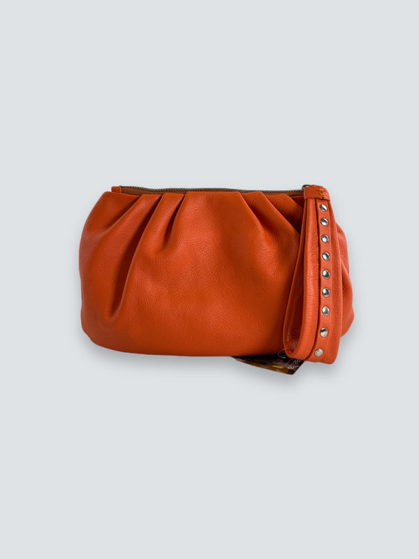 Peelo Orange Clutch