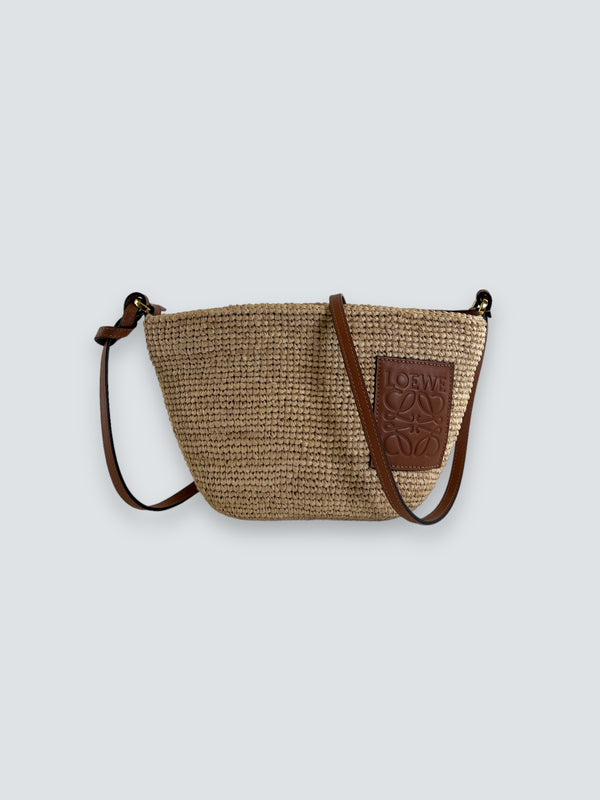 Loewe Raffia Pochette Slit Crossbody