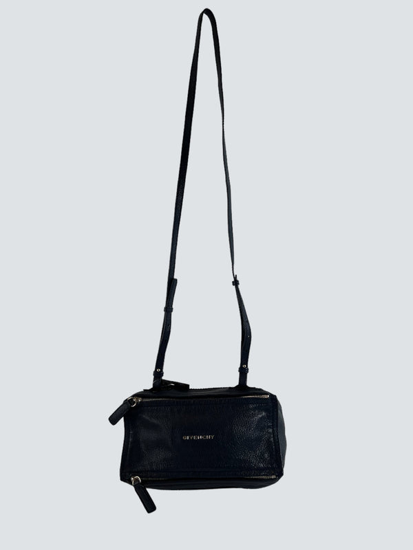 Givenchy Black Leather Pandora Crossbody