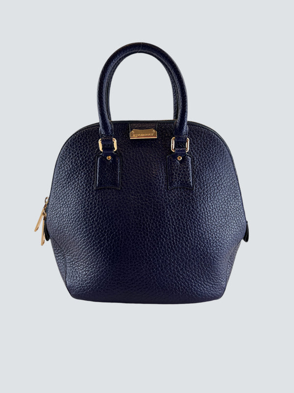 Burberry  Orchard Heritage Navy Handbag