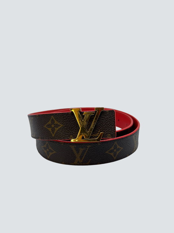 Louis Vuitton Monogram Canvas Belt - Size UK 10 30MM