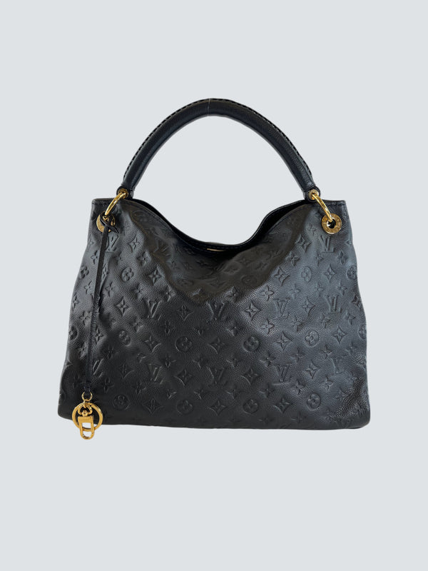 Louis Vuitton Black Empreinte Leather Artsy Hobo