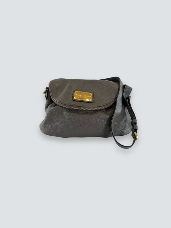 Marc by Marc Jacobs Grey Leather "Natasha" Crossbody