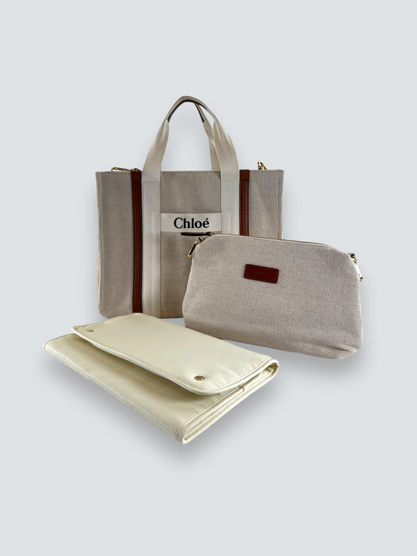 Chloe Monogram Canvas Medium Kids Changing Bag