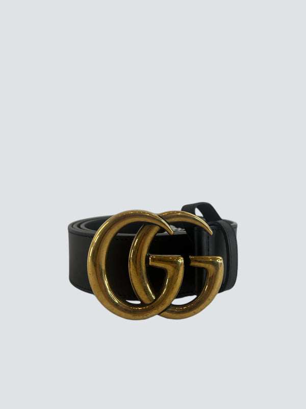 Gucci Size UK 14 Black Belt