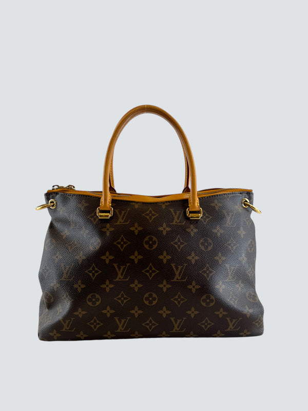 Louis Vuitton Monogram Canvas & Leather Pallas Tote