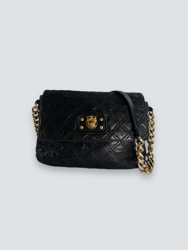 Marc Jacobs Black Leather Shoulder Bag