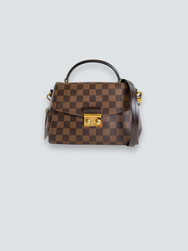 Louis Vuitton Damier Ebene Canvas "Croisette" Crossbody