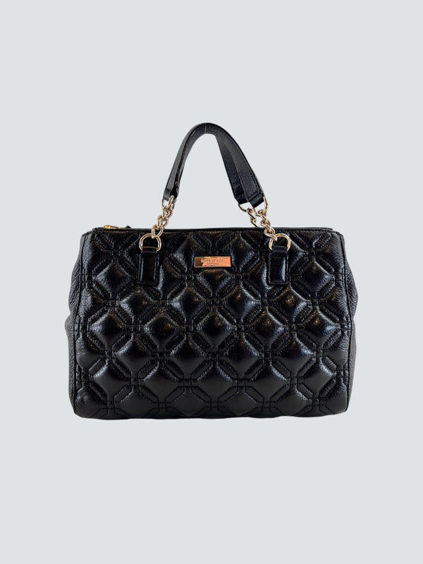 Kate Spade Black Quilted Leather Crosbsody