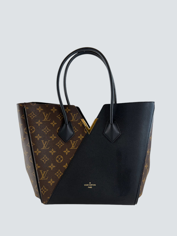 Louis Vuitton Monogram Canvas & Leather "Kimono" MM Tote