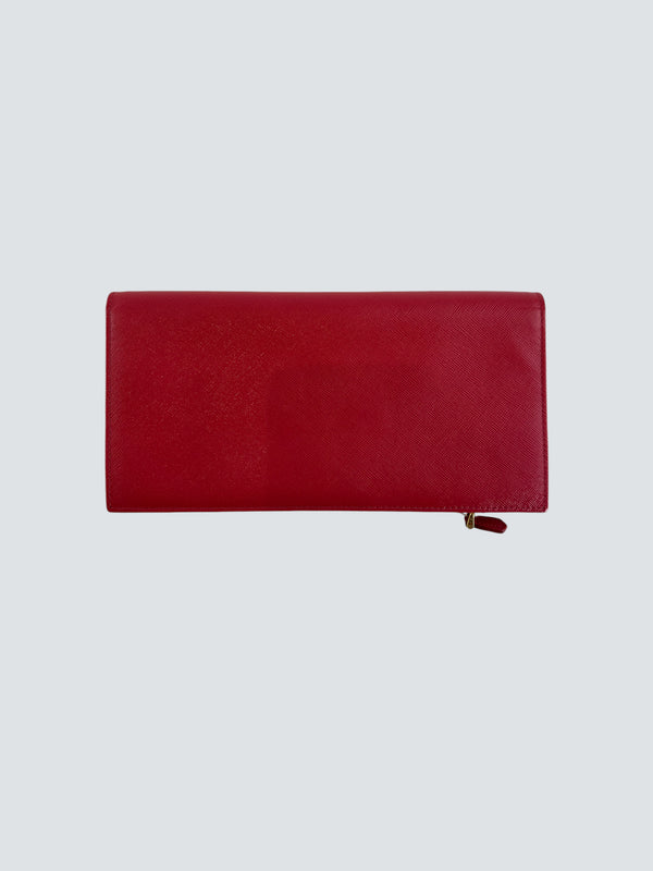 Prada Pink Leather Wallet