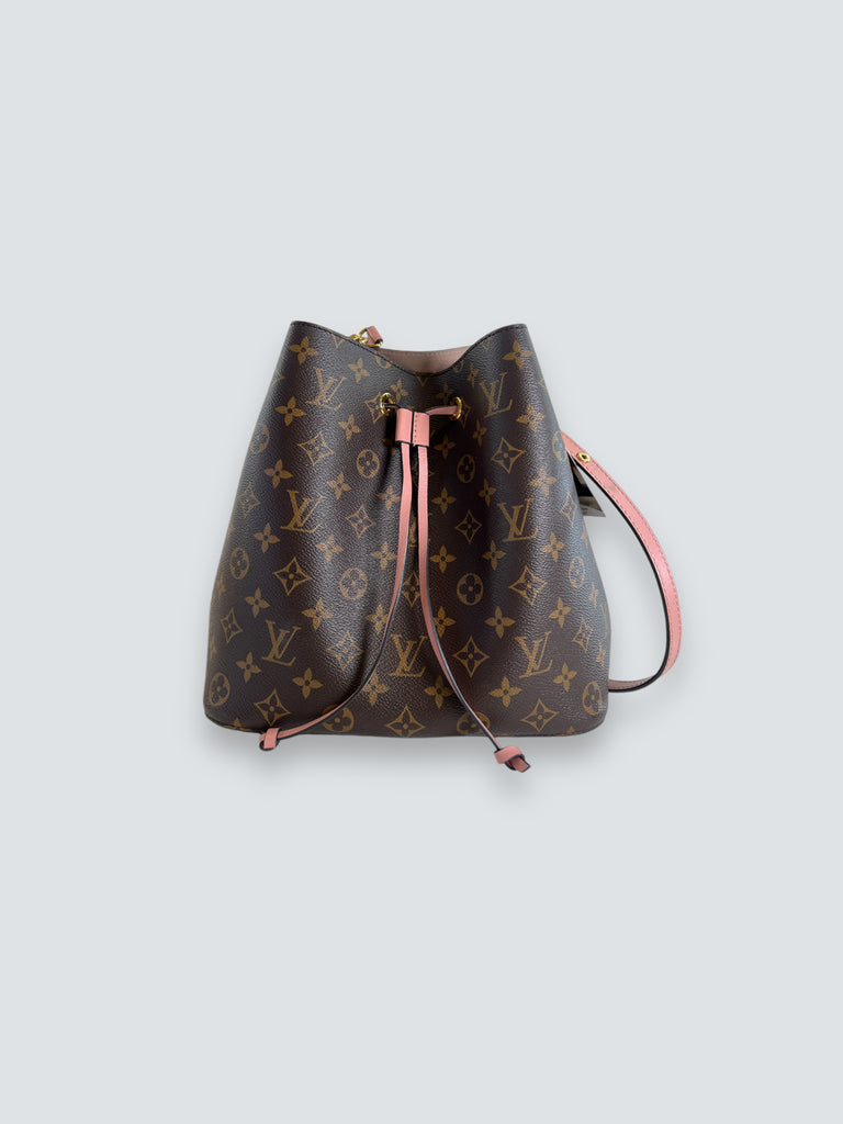 Lv bucket bag pink sale