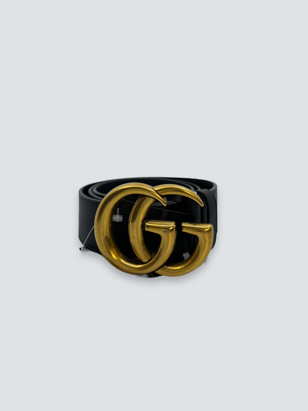 Gucci Size 30" Waist Black Belt